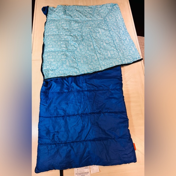 OZARK Trail Youth Camp Sleeping Bag – Blue and Teal (Excellent Condition) - Picture 3 of 16